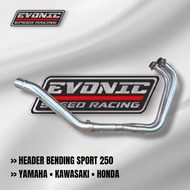 Racing EXHAUST Header Neck Ninja250 R25 MT25 Cbr250 Z250 Inlet 50mm EVONIC EXHAUST