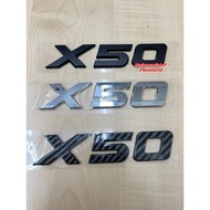 Emblem logo proton X50 emblem black matte emblem crome emblem carbon X50