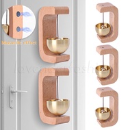 Restaurant Home Decoration / Magnetic Door Bell Indoor Ornament / Wireless Hanging Wind Loud Door Bell / Wood Doorbell Chime Landscape / Lightweight Brass Door Chime /