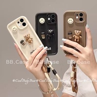 Cartoon Phone Case VIVO X200 FE Y29s Y29t iQOO 13 Neo 10 5G New Trend Creative Cute 3D Coffee Bear L