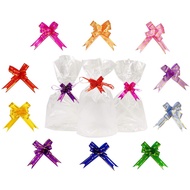 Hanji Colorful Ribbon Boxed Bow Packaging Decorate Ribbon Wedding Car Decoration Three-dimensional Ribbon
