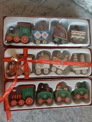 木頭小火車聖誕裝飾系列+禮物包裝紙貨禮物紙袋 Christmas Wooden Train