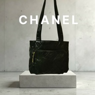 🔥10/5-10/31週年慶🔥【狂降超激省】㊣【8成新】✨CHANEL✨香奈兒 黑色 老香 小香 雷標 菱格紋 媽媽包 通勤包 托特包 肩背包 文件包/二手包/二手精品🌳二手樹屋🌳