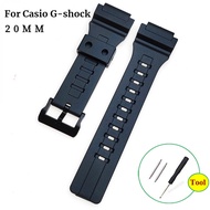 20mm Resin Silicone Watch Strap for Casio G-shock DW-5600E DW-5700 DW-5735 Rubber Band Waterproof Sw