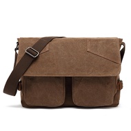 AUGUR New Style Waterproof Canvas Bag Shoulder Messenger Unisex 2024 Hot-selling Student School Bag