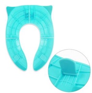 ONE - 嬰幼兒便攜式旅行摺疊馬桶墊（藍色大眼）#(ONE)