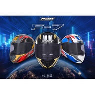 M2R F-7 * Mr. Hat * F7 #2 Sci-Fi Full-Face Helmet Double Lens Full Helmet Painted Helmet Big Duck Ta