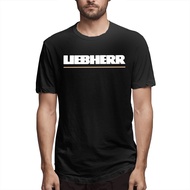 [2023 New Style T-Shirt] Liebherr Logo Vector Classic Plus Size Men's T-shirt Sport Mens Basic Cotton T-Shirt top tee