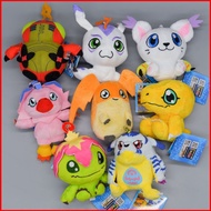 ST1 10CM 8Style Anime Digimon Plush Pendant Agumon Gabumon Tailmon Tentomon Gomamon Piyomon Palmon P