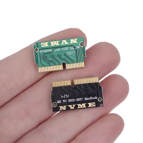 M.2 NVMe PCI-E SSD Converter Card - 1PC Adapter for Macbook Air/Pro 2013-2017 (A1466/A1502), Phone M