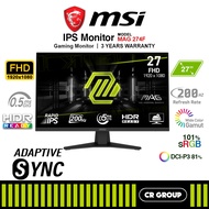 MSI MAG 274F 27-inch FHD 200Hz Rapid IPS Gaming Monitor (3Yrs MSI Warranty)