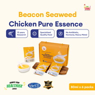 Beacon Chicken Pure Essence Seaweed Chicken 1 Box 6x80ml Pati Ayam Asli