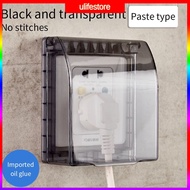 Universal 86 Type Wall Socket Waterproof Box Transparent Plate Switch Protection Cover Outdoor Socket Box Cover Protector ULIFE