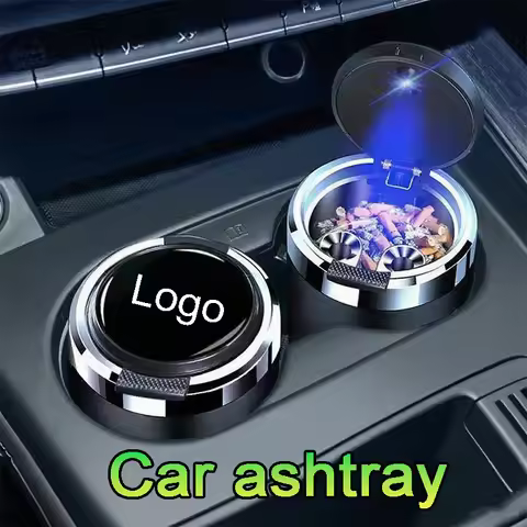 LED Light Car Ashtray-One-Click Open/Close Lid, car accessories,for BMW Performance BMW M 1 2 3 4 5 