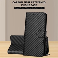 Wallet Flip Carbon Fiber Case For Samsung Galaxy S10 S9 S8 S10E Note10 Plus Note20 Ultra Note9 Note8 S7 Edge Magnetic Cover Etui