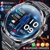 2026 New ECG AI Health Smartwatch for Men 1.53"AMOLED BP/Heart Rate Monitor BT Call IP68 Waterproof 