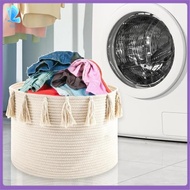 Rope Baskets for Storage Woven Hamper Home Storage Baskets Cotton Rope Laundry Basket Medium Rope St
