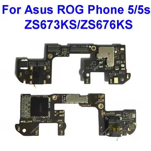 For Asus Rog Phone 5 Rog 5 5S ZS673KS ZS676KS Earphone Headset SIM Antenna Small Board Earphone Jack