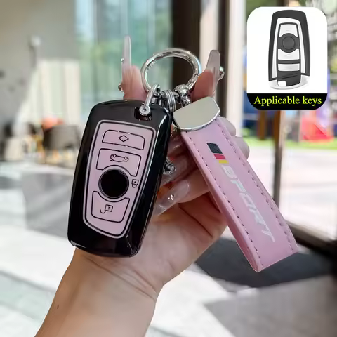 4 Buttons TPU Car Smart Key Case Cover Fit for BMW 1 3 4 5 6 7 Series X1 X3 X4 M5 M6 for GT3 GT5 Acc