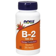 ️Vitamin B2 100 mg. 100 Caps. พร้อมส่ง