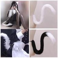 Ekor Kucing Anime Rambut Nekomimi Cat Tail Fur Cosplay Neko Masquerade