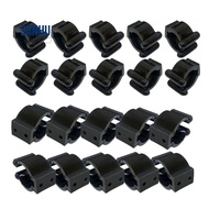 20 Pieces Regular Fishing Rod Storage Clips, Fishing Pole Holder Clip Storage Rack, 2 Style &amp; 10Pcs Each Style - Big for Hold Handle, Small for Hold Your Pole