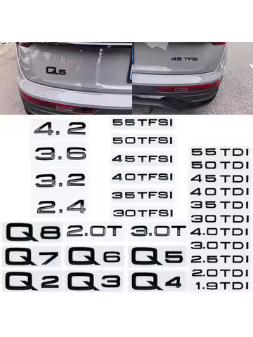For Audi Q2 Q3 Q4 Q5 Q6 Q7 Q8 Model 1.9 2.0 2.5 3.0 4.0 5.0 TDI 30 35 40 45 50 55 TFSI Version 2.0 3