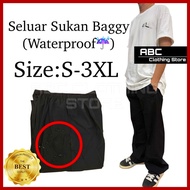 (Waterproof Parachute Fabric)Seluar Sukan Baggy/ Baggy Trackpants/ Seluar Tracksuit Baggy/Seluar Tra