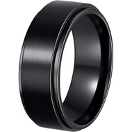 Mens Fidget Rings Anxiety Rings for Men Womens Chain Spinner Rings for Adults Titanium Steel Rings 7