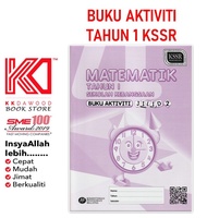 [KKD] Buku Aktiviti Teks Tahun 1 Matematik Jilid 2