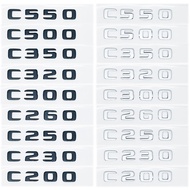 Mercedes Benz C180/C200/C220d/C250d/C260/C300d 4MATIC 3D Glossy Black ABS Letters Emblem - W205 Coup