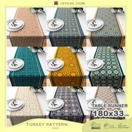 Table Runner Abstract Motif Print Tablecloth Turkish Turkey Minimalist Morocco Middle East Arabik Mo