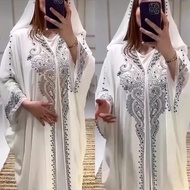 2025 Traditional Hooded Abaya African Dresses For Women Boubou Dress Africa Clothing Plus Size Dashi