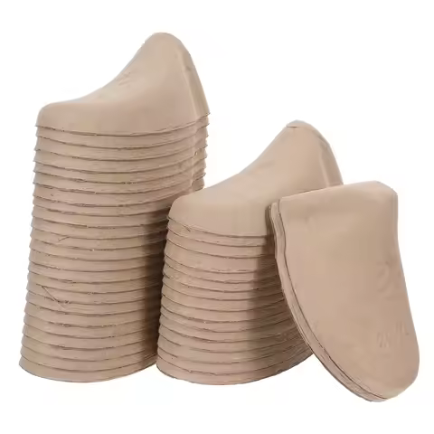 40Pcs Paper Shoe Tree Inserts Natural Breathable Pulp Shoe Shaper for Sneakers Boots Dry Cleaning St