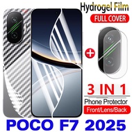 F7 POCO 5G 3-In-1ฟิล์มป้องกันเลนส์กล้องหลังสำหรับ Xiaomi Poco F7 F 7 Pro F7เป็นพิเศษ POCOF7 PocoF7 4
