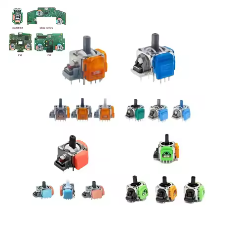 100PCS/Lot Favor KS GINFULL DS13 MAX TMR Joystick for PS5 EDGE PS4 Controller 3D Analog Sensor Stick