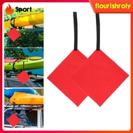 [Flourish] Travel Flag for Kayak Oxford Fabric Kayak Flag Red Kayak Tow Flag Warning Flags for Fishing Boat, Yacht
