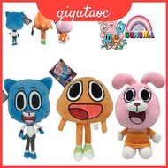 Delightful 9.84" Darwin Plush Toy With Lifelike Features From The Amazing World Of Gumball