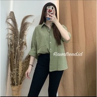 KEMEJA Olivia SHIRT/// Women's OVERSIZE LINEN SHIRT // LINEN SHIRT //OVERSIZED LINEN SHIRT