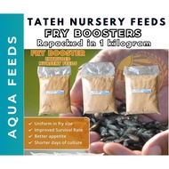 Tateh Nursery Feeds, Fry Booster 1, 2 & 3 in 1kg pack.
