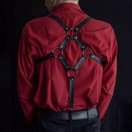 (DION) Body belt harness harajuku choker Halloween Gothic Metal Punk Japanese style Korean K-Pop kpo