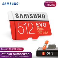 SAMSUNG Memory Card Micro SD 32GB 64GB 128GB 256GB 512G SDHC SDXC Grade EVO+PLUS Class 10 C10 UHS TF SD Cards Trans Flash Microsd