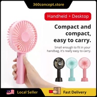 Mini Fan 1200mAh Rechargeable USB Fan Portable Handheld Fan 3-Speed Mini USB Handy Small Desktop USB
