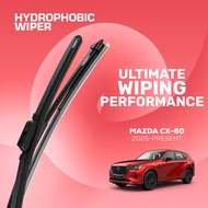 Trapo Hydrophobic Silent Wiper Mazda CX-60 (2025-Present) Water Repelling Coating