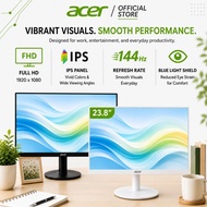 [144Hz Refresh Rate] Acer SA242Y/SA243Y P1 23.8" FHD Ultra-Thin IPS Display Monitor | Black/White