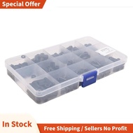 Nylon Spacers, Plastic Spacers Washers Assortment Kit 345 Pcs Electrical Outlet  Spacers, M3  Black 