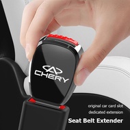 1Pcs Car Emblem Seat Belt Clip Adjustable Extension Plug For Chery Tiggo 5 2 3 7 8 PRO 5X 3X QQ Fulw