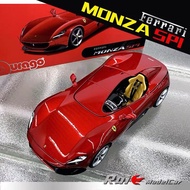 1: 18 Bburago Bburago Ferrari Ferrari Monza SP1 2019 Car Model Decoration