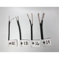 Powerflex Flat Cord 150M Per Roll #12 #14 #16 #18 #22 White/Black 100% Pure Copper Extension Cord