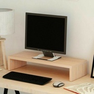 KAYU HP Monitor Desk Stand/ Monitor Desk/ Dutch Teak Wood Moniror Stand/Laptop Stand+Cellphone Stand/Mobile Phone Stand